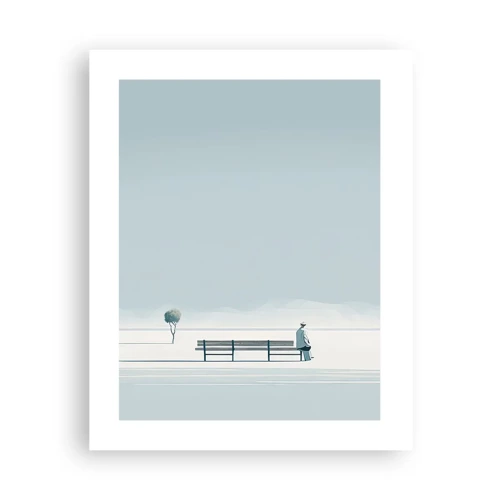 Poster - Yes, I Am Waiting - 40x50 cm