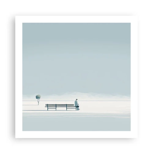 Poster - Yes, I Am Waiting - 60x60 cm