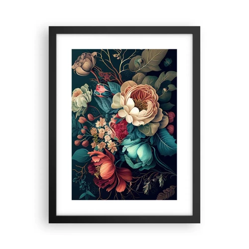 Poster in black frame - 19th Century Charm - 30x40 cm