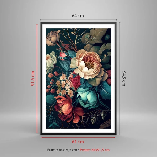 Poster in black frame - 19th Century Charm - 61x91 cm