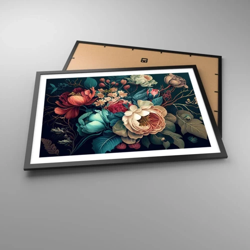 Poster in black frame - 19th Century Charm - 70x50 cm