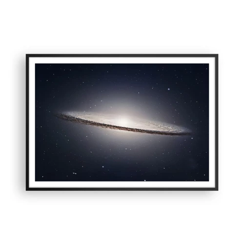 Poster in black frame - A Long Time Ago in a Distant Galaxy - 100x70 cm