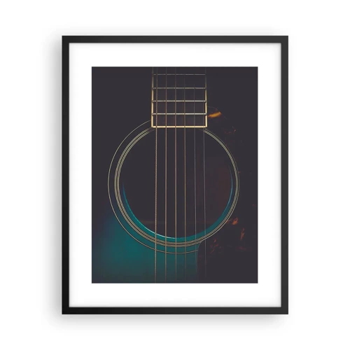 Poster in black frame - A Moment Before It Sounds - 40x50 cm