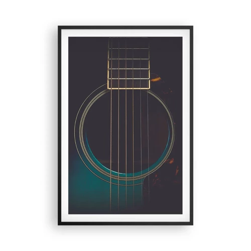 Poster in black frame - A Moment Before It Sounds - 61x91 cm