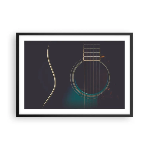 Poster in black frame - A Moment Before It Sounds - 70x50 cm