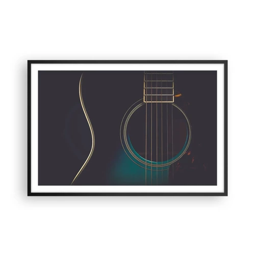 Poster in black frame - A Moment Before It Sounds - 91x61 cm