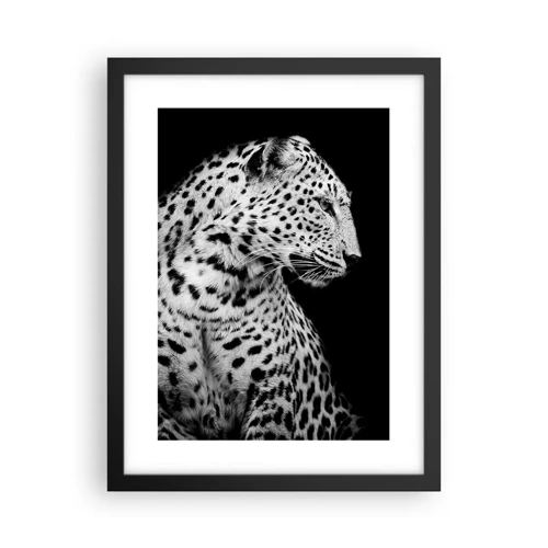 Poster in black frame - A Perfect Right Profile  - 30x40 cm