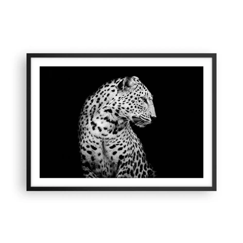 Poster in black frame - A Perfect Right Profile  - 70x50 cm