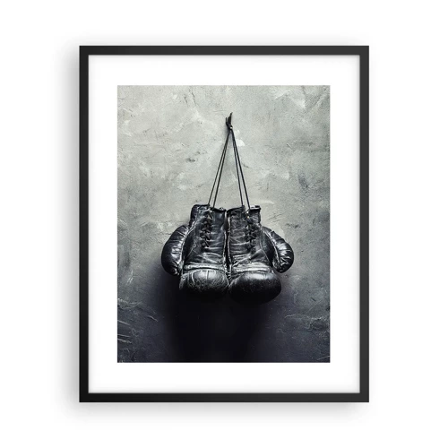 Poster in black frame - A Time of Fight and a Time of Peace - 40x50 cm