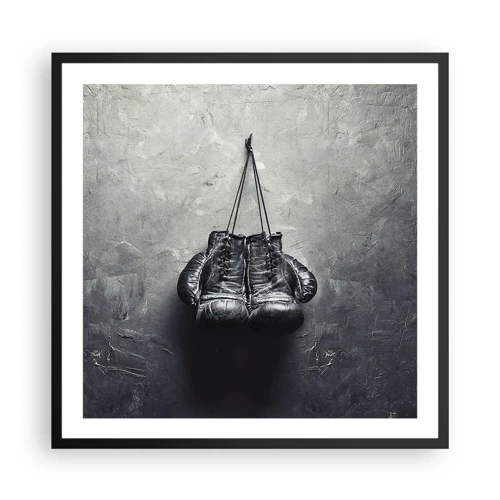 Poster in black frame - A Time of Fight and a Time of Peace - 60x60 cm