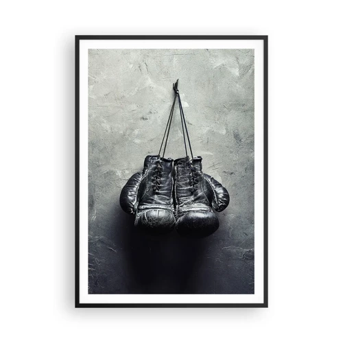 Poster in black frame - A Time of Fight and a Time of Peace - 70x100 cm