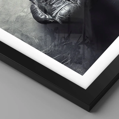 Poster in black frame - A Time of Fight and a Time of Peace - 70x100 cm