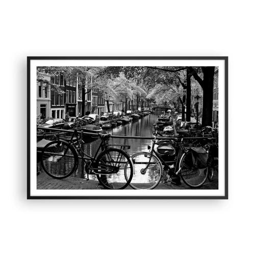 Poster in black frame - A Very Dutch View - 100x70 cm