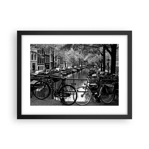 Poster in black frame - A Very Dutch View - 40x30 cm