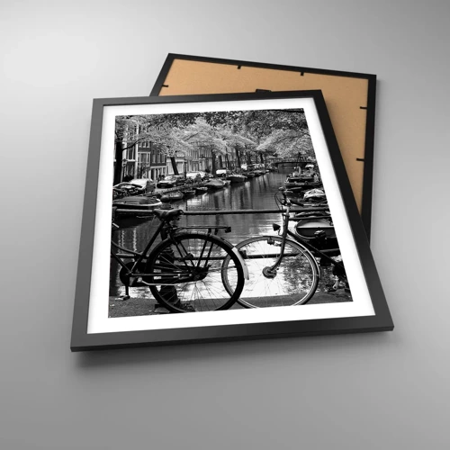 Poster in black frame - A Very Dutch View - 40x50 cm