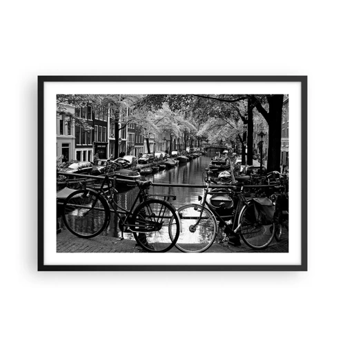 Poster in black frame - A Very Dutch View - 70x50 cm