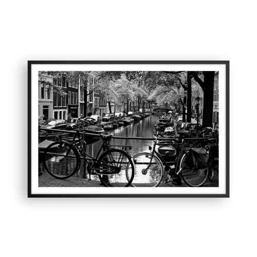 Poster in black frame - A Very Dutch View - 91x61 cm