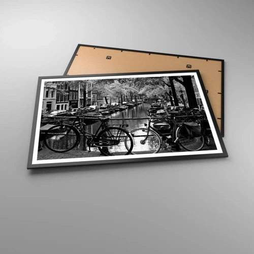 Poster in black frame - A Very Dutch View - 91x61 cm