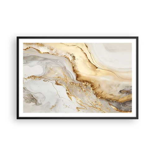 Poster in black frame - Abstract: Beauty and Good - 91x61 cm