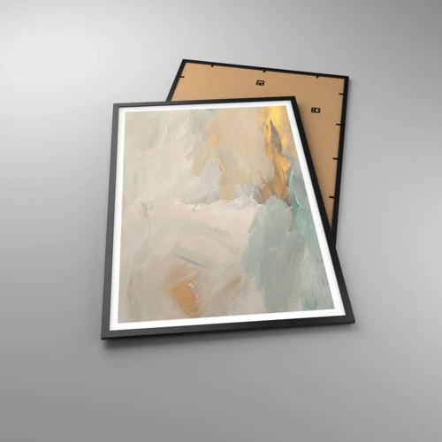 Poster in black frame - Abstract: Land of Gentleness - 61x91 cm