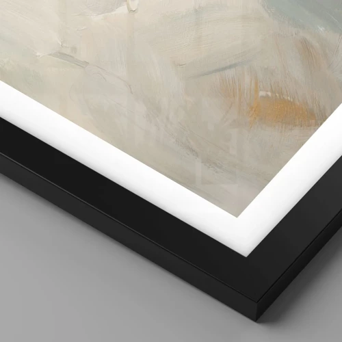 Poster in black frame - Abstract: Land of Gentleness - 61x91 cm