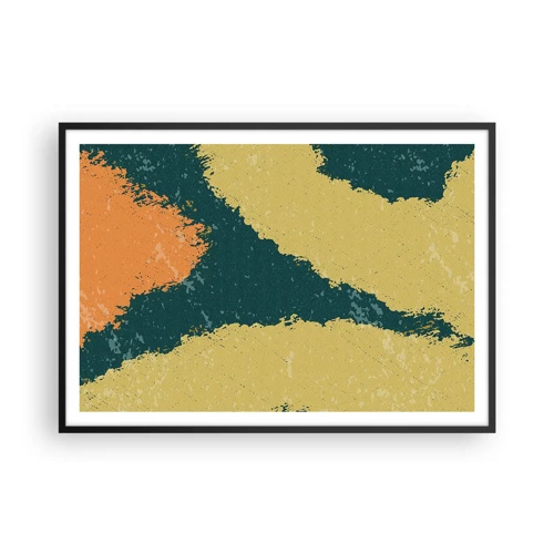 Poster in black frame - Abstract - Slow Motion - 100x70 cm