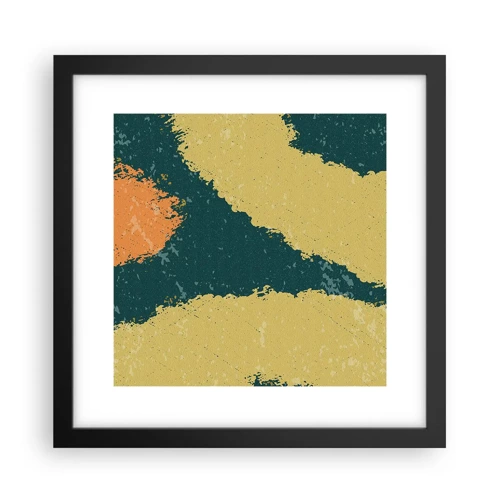 Poster in black frame - Abstract - Slow Motion - 30x30 cm