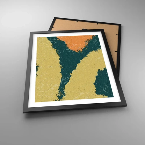 Poster in black frame - Abstract - Slow Motion - 40x50 cm