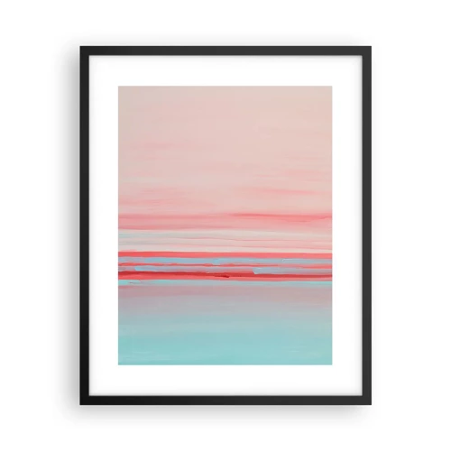 Poster in black frame - Abstract at Dawn - 40x50 cm