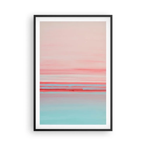 Poster in black frame - Abstract at Dawn - 61x91 cm