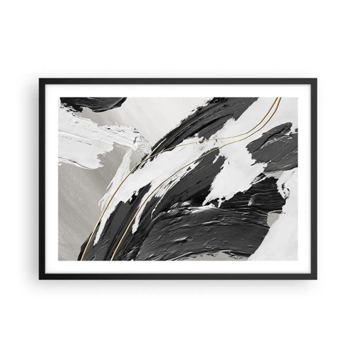 Poster in black frame - Abstract with Flair - 70x50 cm