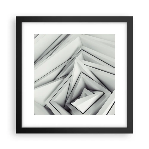 Poster in black frame - Acute Angles Budding - 30x30 cm