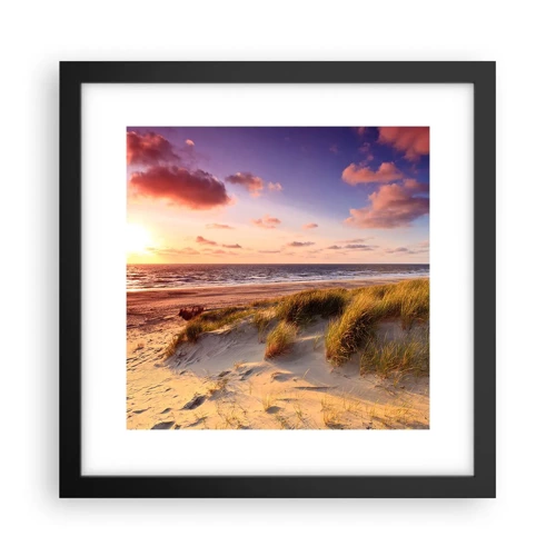 Poster in black frame - Air Smells of Summer - 30x30 cm