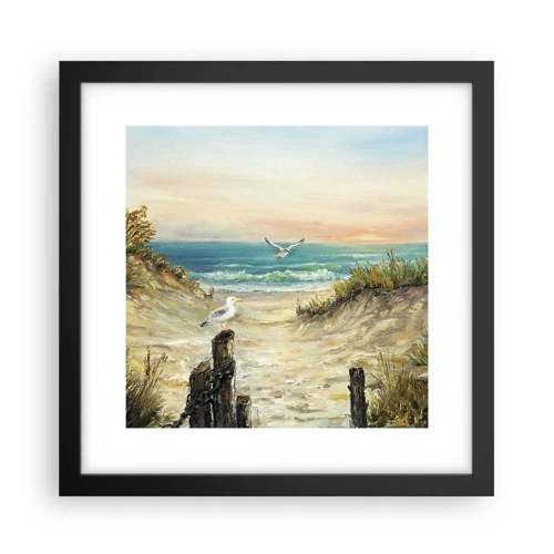 Poster in black frame - Airless Retreat - 30x30 cm