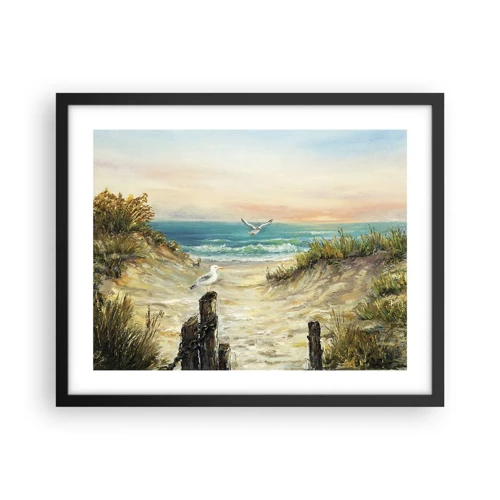 Poster in black frame - Airless Retreat - 50x40 cm