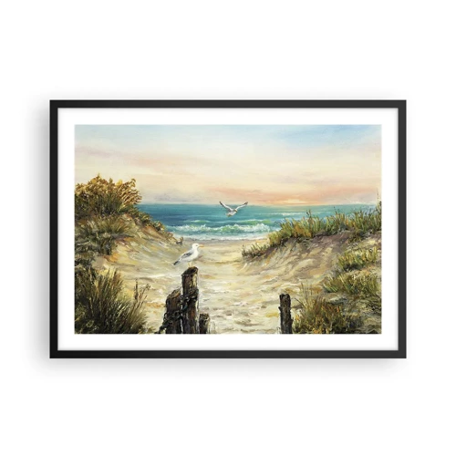 Poster in black frame - Airless Retreat - 70x50 cm