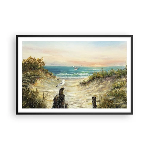 Poster in black frame - Airless Retreat - 91x61 cm