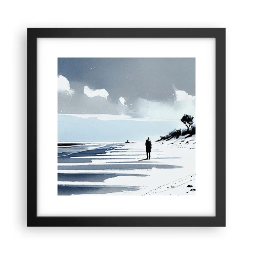 Poster in black frame - All Alone - 30x30 cm