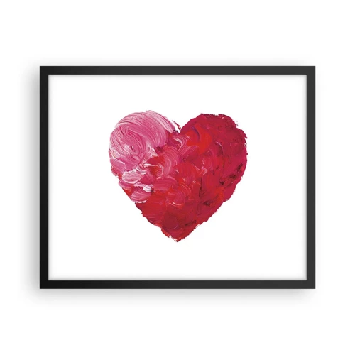 Poster in black frame - All You Need Is Love - 50x40 cm