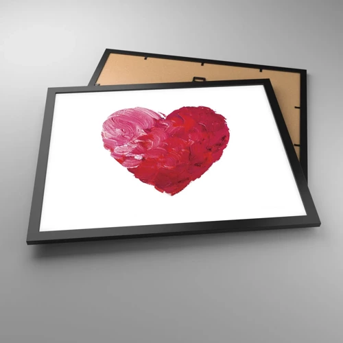 Poster in black frame - All You Need Is Love - 50x40 cm