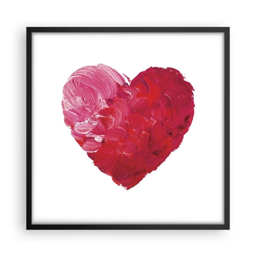 Poster in black frame - All You Need Is Love - 50x50 cm