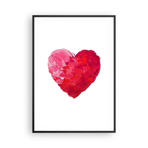 Poster in black frame - All You Need Is Love - 70x100 cm