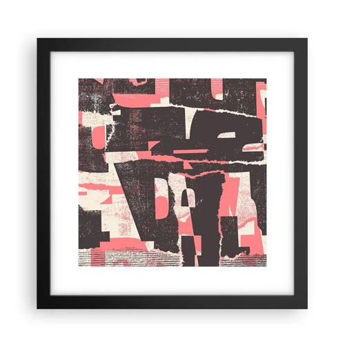 Poster in black frame - All that Chaos - 30x30 cm