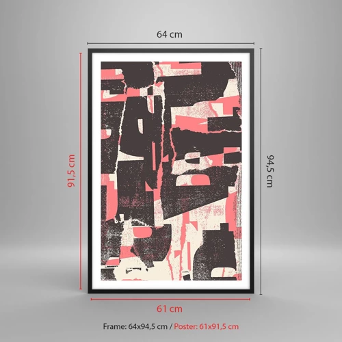 Poster in black frame - All that Chaos - 61x91 cm