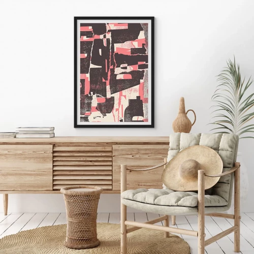 Poster in black frame - All that Chaos - 70x100 cm