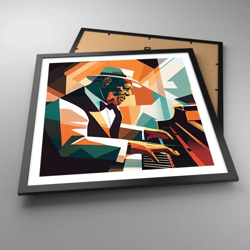 Poster in black frame - All that Jazz - 50x50 cm