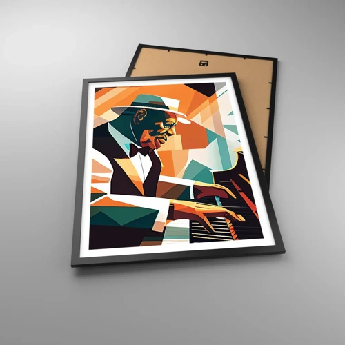 Poster in black frame - All that Jazz - 50x70 cm