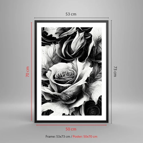 Poster in black frame - Always Queen - 50x70 cm