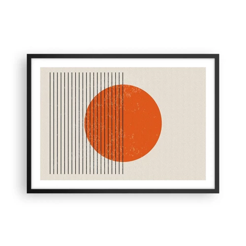 Poster in black frame - Always the Sun - 70x50 cm