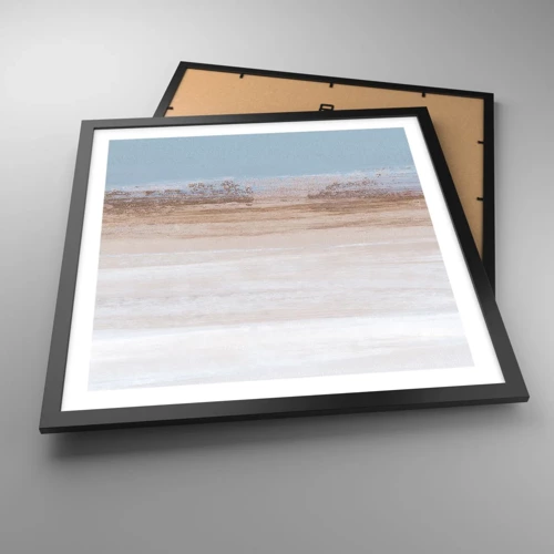 Poster in black frame - Ambiguous Landscape - 50x50 cm